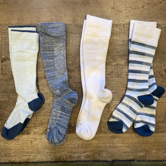 Tommie Copper Womens Over The Calf Compression Socks, 4pair, Small - Picture 2 of 3